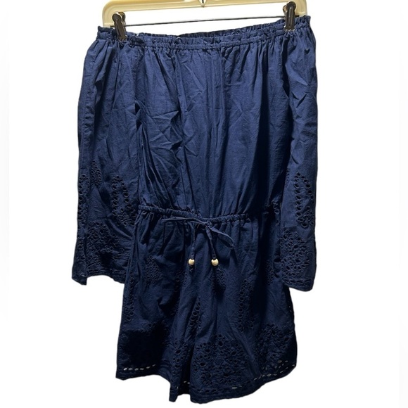 {Rebellion Again} Off The Shoulder Romper - Picture 1 of 3